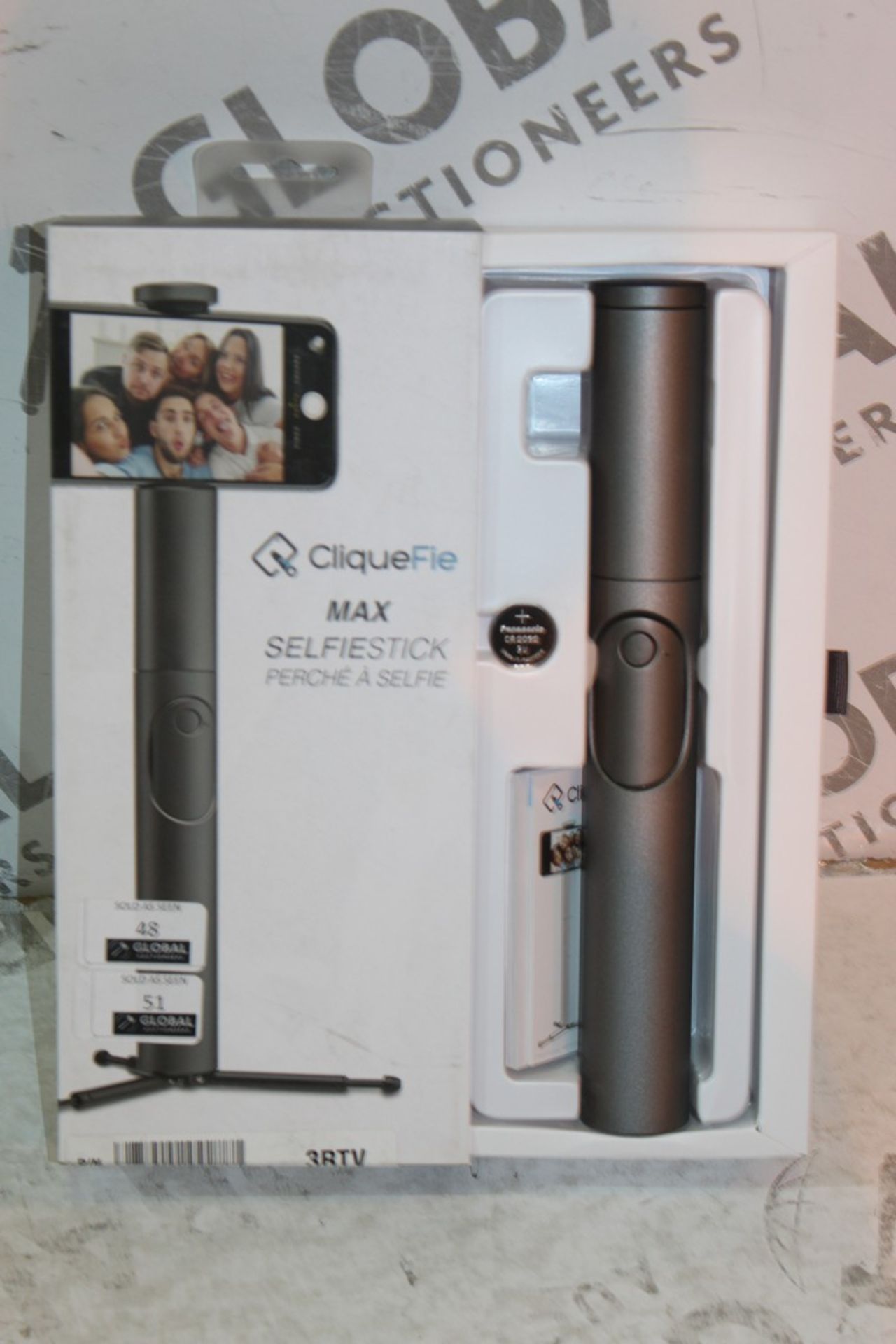 Boxed Cliquifie Max Stainless Steel Selfie Stick RRP £70 (Pictures Are For Illustration Purposes