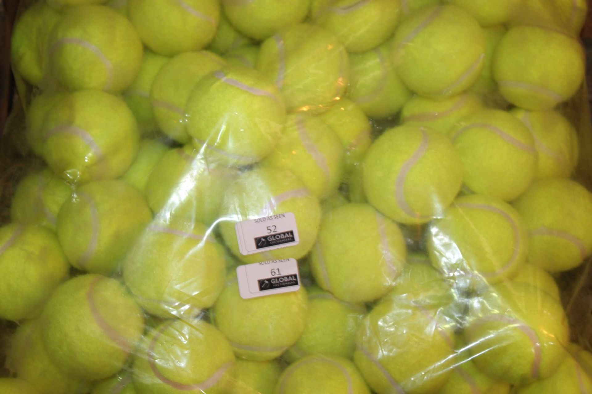 Bag To Contain 60 Unbranded Practice Tennis Balls RRP £35 (Pictures Are For Illustration Purposes