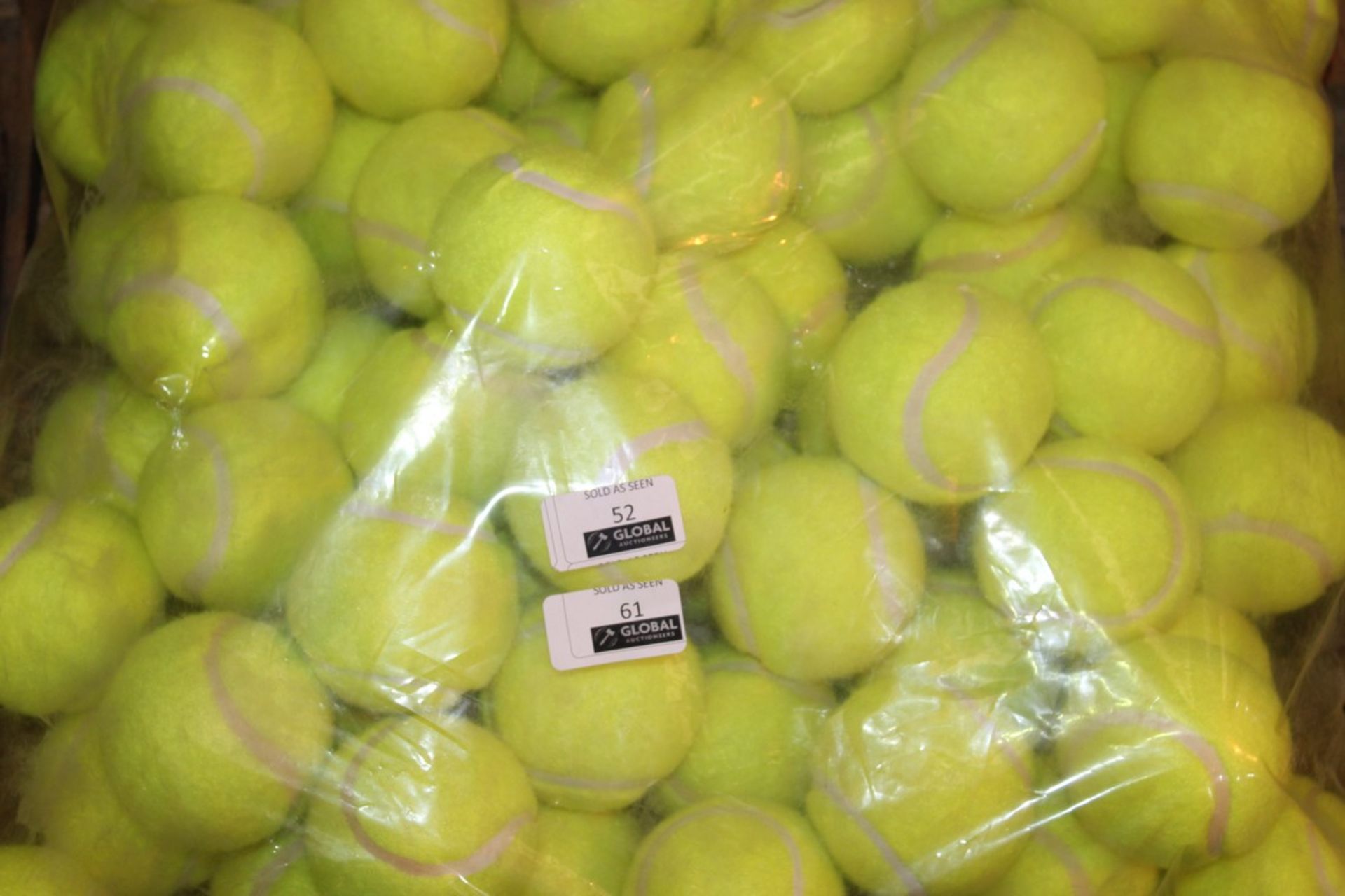 Bag To Contain 60 Unbranded Practice Tennis Balls RRP £35 (Pictures Are For Illustration Purposes