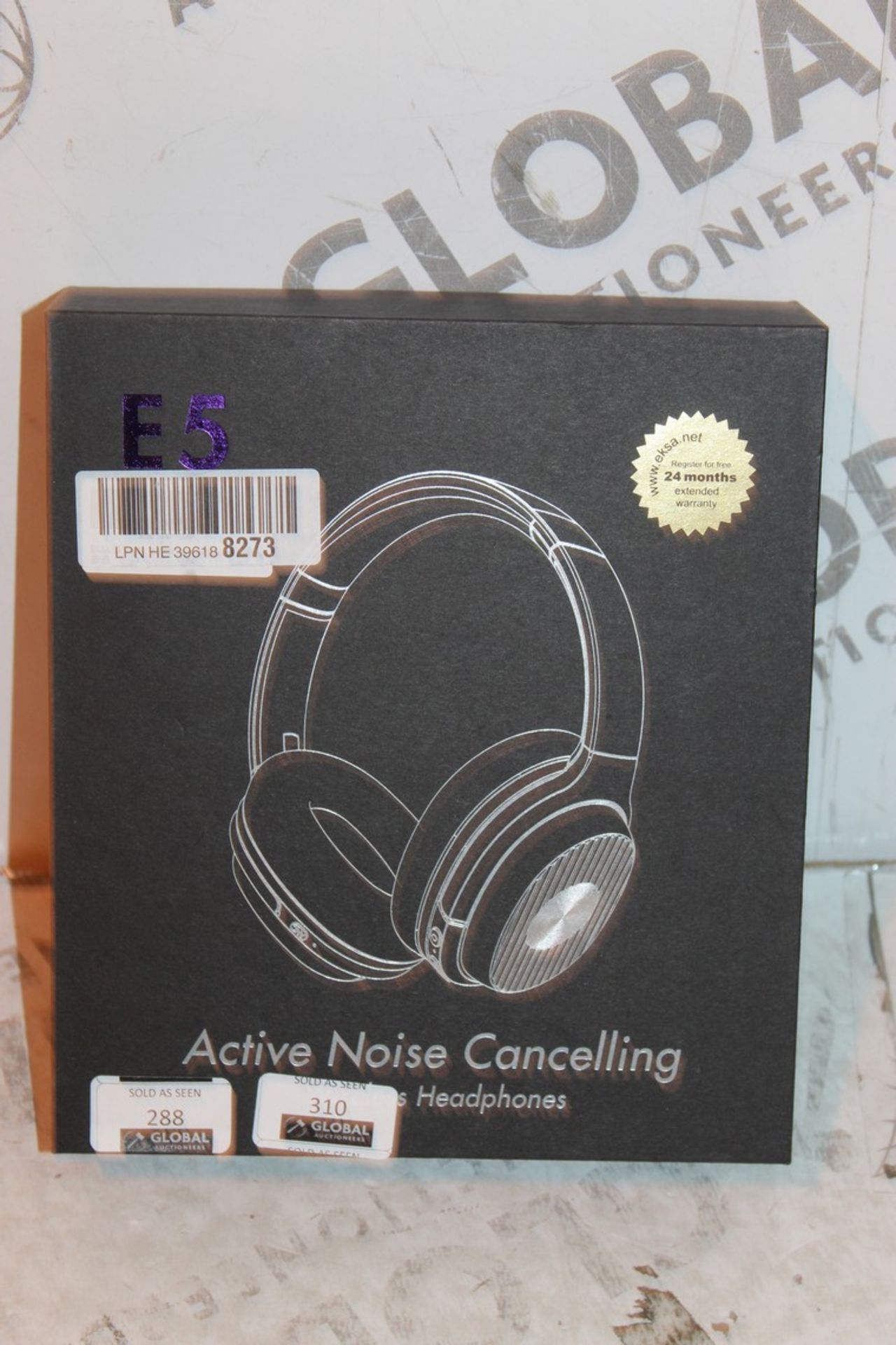 Boxed Pair E5 Active Noise Cancelling Wireless Headphones RRP £65 (Pictures Are For Illustration