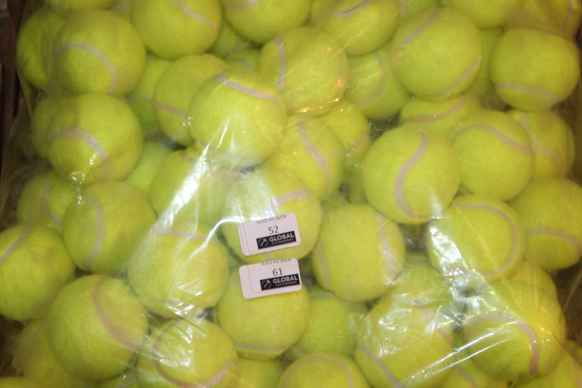 Bag To Contain 60 Unbranded Practice Tennis Balls RRP £35 (Pictures Are For Illustration Purposes