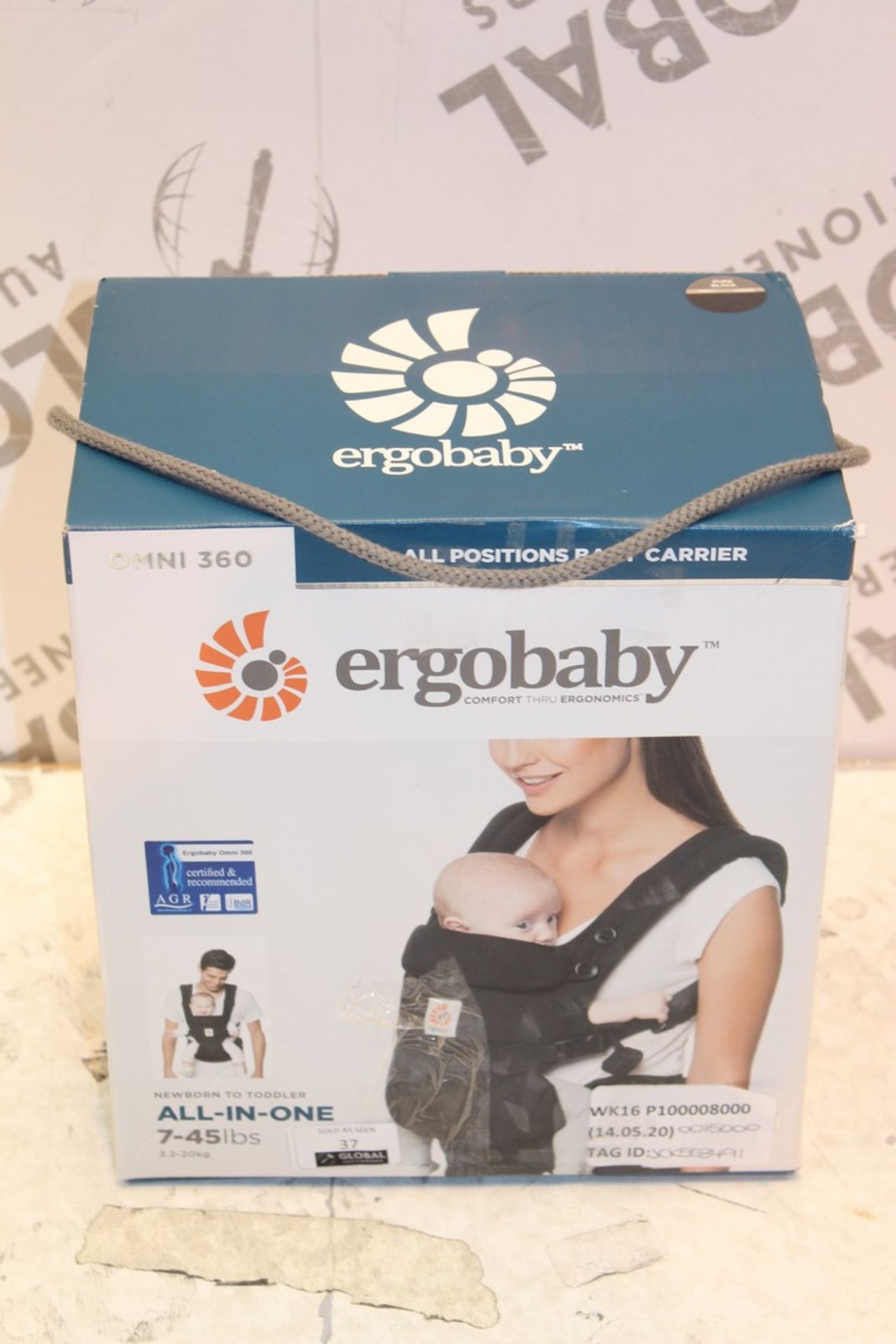 Boxed Urgo Baby Omni 360 All In One Baby Carrier RRP £150 (558491) (Pictures For Illustration