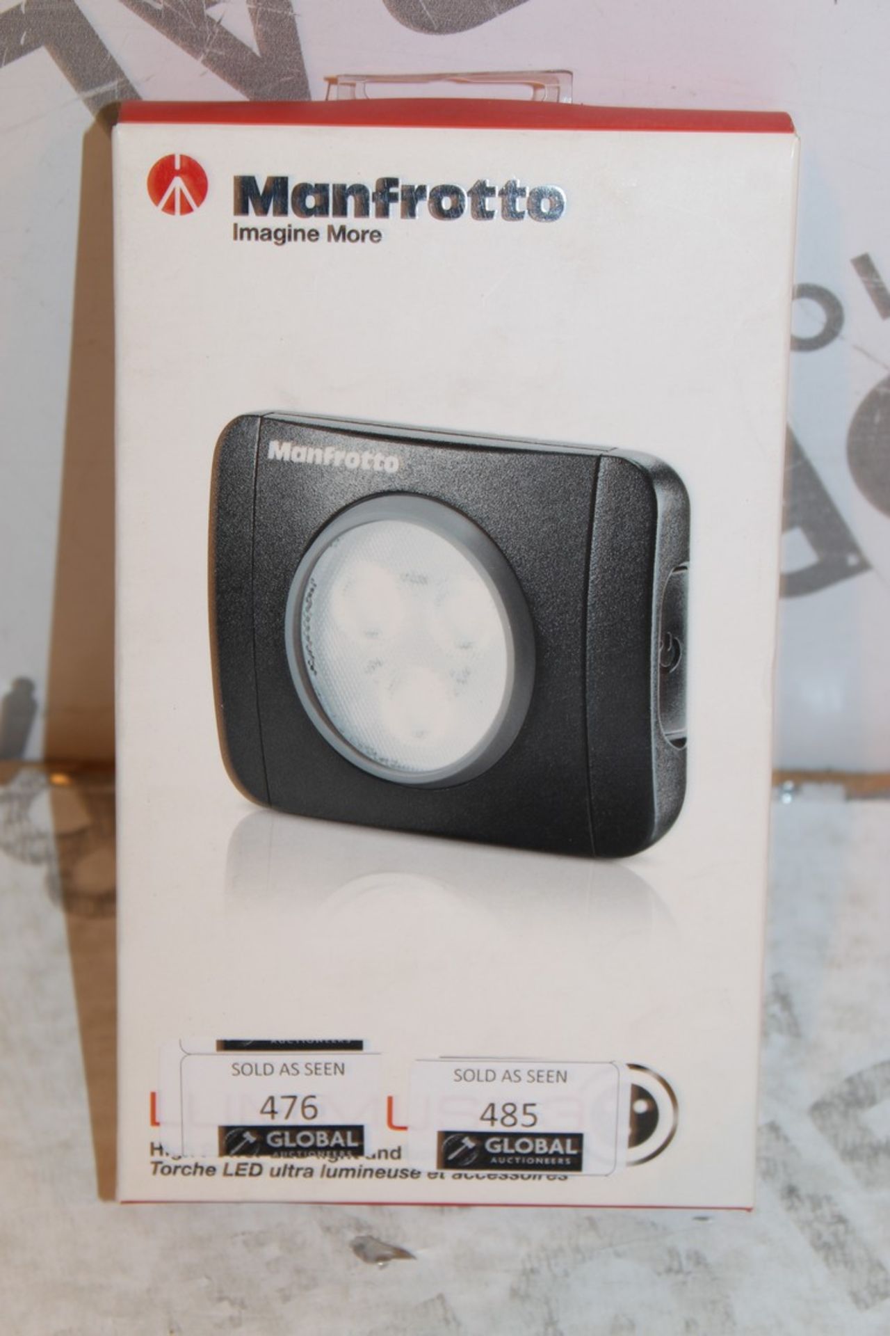 Boxed Manfrotto Luminuse 3 Light Ultra Light LED Torch RRP £70 (Pictures Are For Illustration