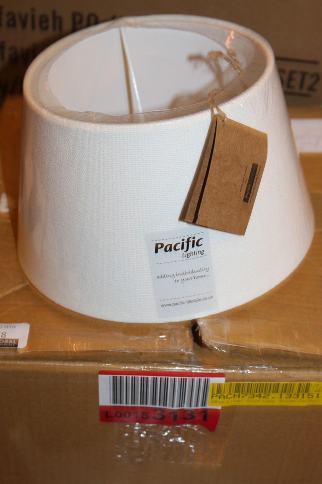 Assorted Pacific Light Shades And Drum Roller Light Shades RRP £35 Each (Pictures Are For