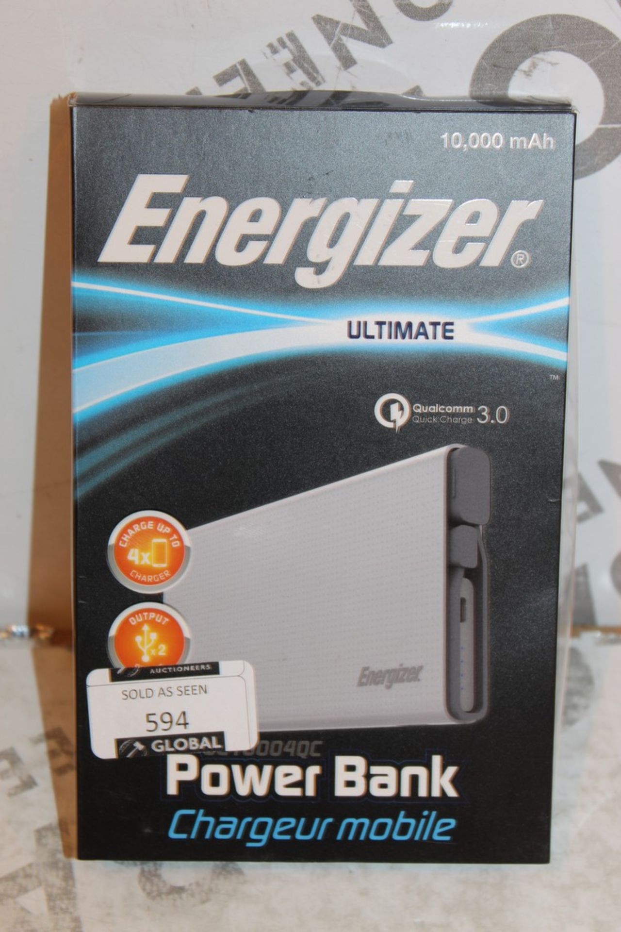 Boxed Energiser Ultimate Power Bank Mobile Chargers RRP £40 Each (Pictures Are For Illustration