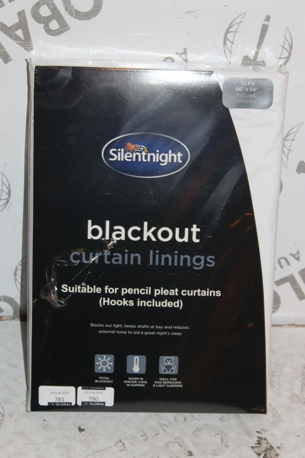 Silent Night Blackout Linings 66 x 54"