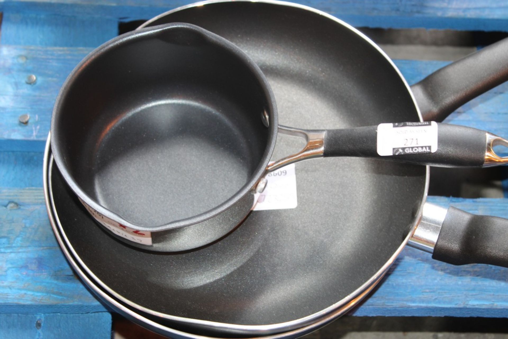 Assorted John Lewis & Partners Non Stick Sauce Pans & Frying Pans RRP £20 Each (723255) (670509) (