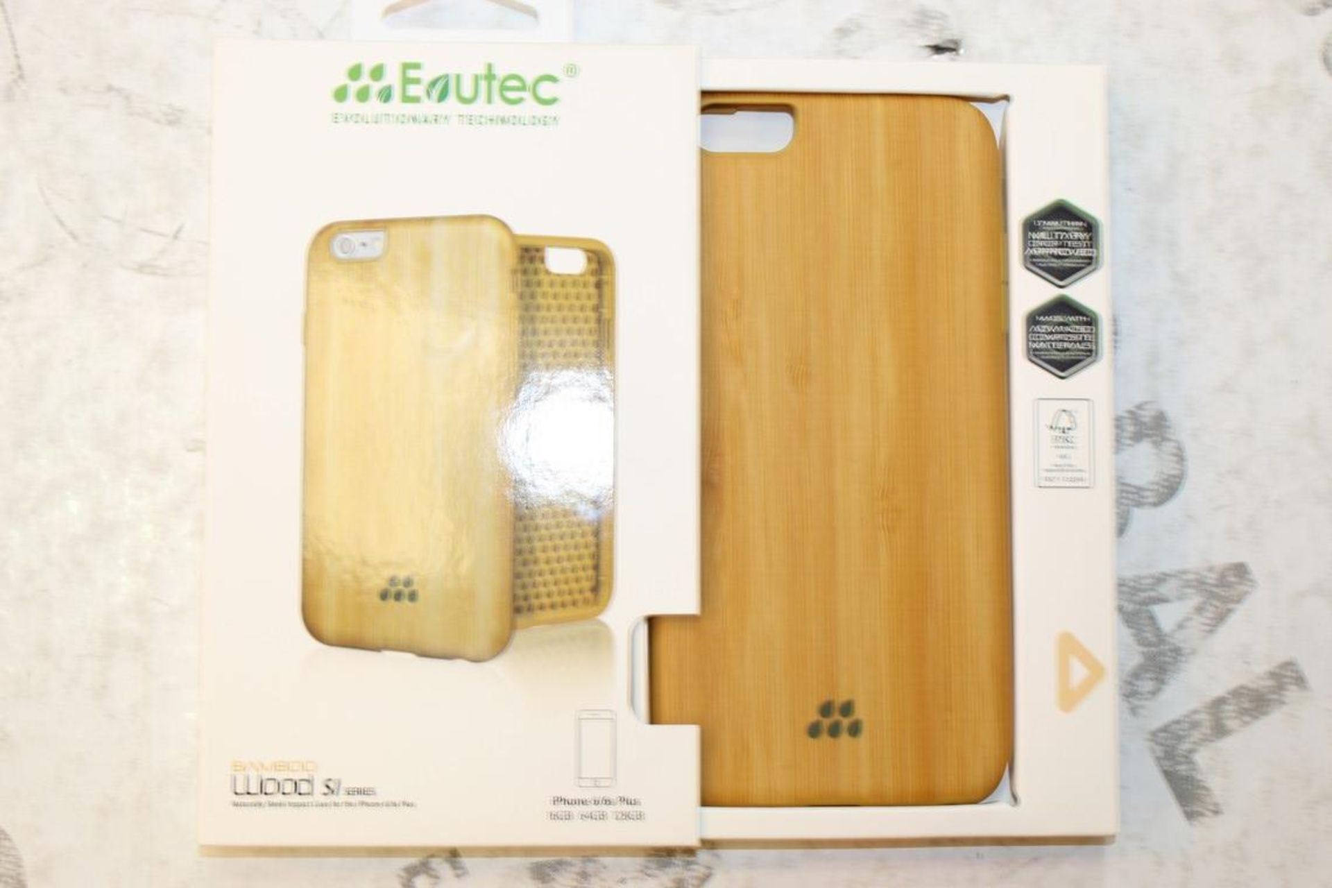 Lot To Contain 12 Bamboo iPhone 6+ Phone Cases Combined RRP £65 (Appraisals Are Available Upon