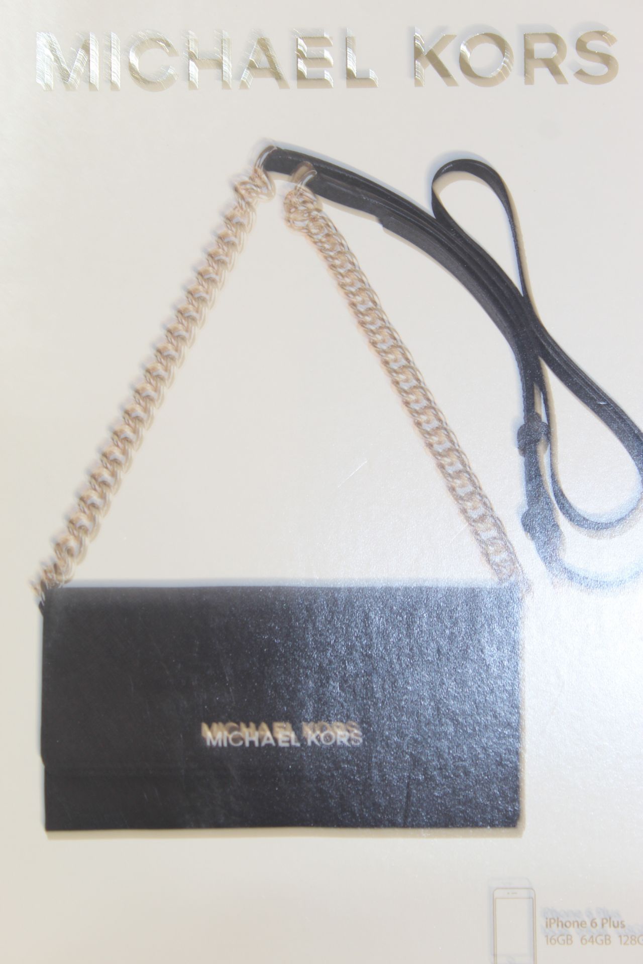 Boxed Brand New Michael Kors Black Saffiano Cross