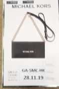 Boxed Brand New Michael Kors Black Saffiano Cross