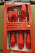 7 Piece Insulated Screwdriver Sets RRP £35 (A