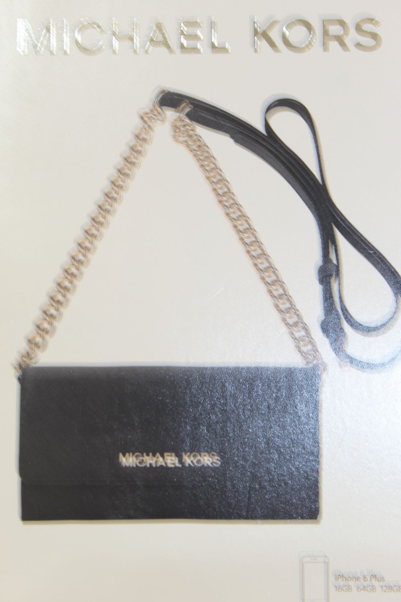 Boxed Brand New Michael Kors Black Saffiano Cross