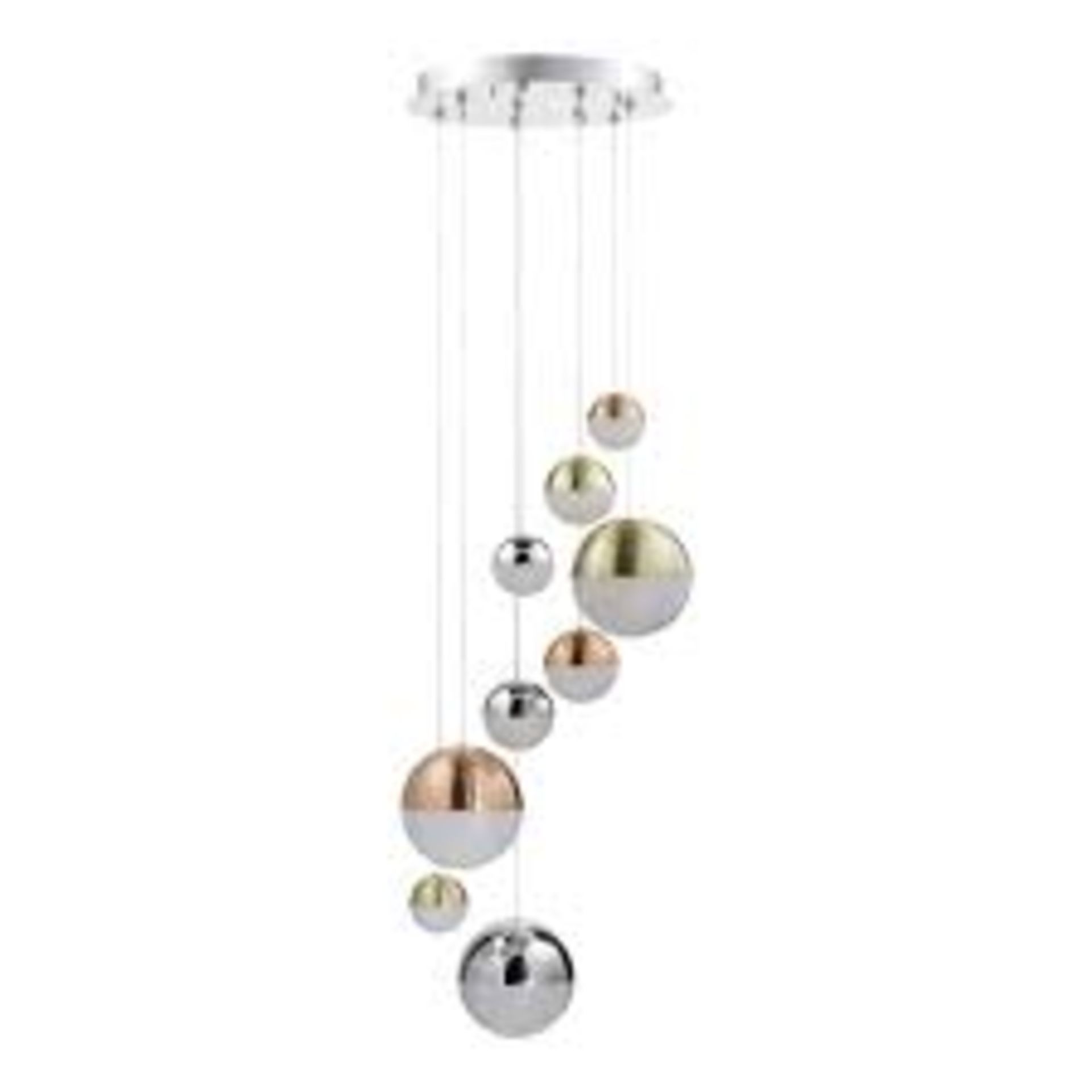 Boxed 9 Light Cluster LED Pendant Light RRP £260 (