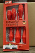 Brand New 7 Piece Insulated Screw Driver Set