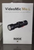 Boxed Rode Video Mic ME-L Directional Microphone F