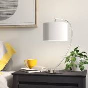 Boxed Tara 45cm Arched Table Lamp RRP £70 (18133)