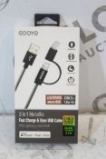 Boxed Brand New Odoyo 2 In 1 Metalic Fast Charge &