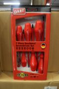 7 Piece Insulated Screwdriver Sets RRP £35 (A