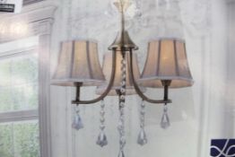 Boxed Light Udine 3 Light Vintage Ceiling Light RR