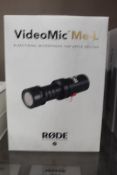 Boxed Rode Video Mic ME-L Directional Microphone F