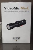 Boxed Rode Video Mic ME-L Directional Microphone F