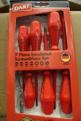 7 Piece Insulated Screwdriver Sets RRP £35 (A