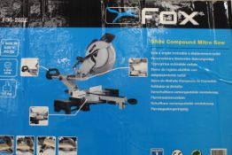 Boxed Brand New Fox F36-252E 10" 240V Sliding Comp