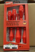 Brand New 7 Piece Insulated Screw Driver Set