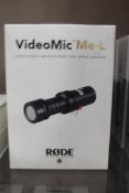 Boxed Rode Video Mic ME-L Directional Microphone F