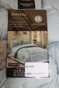 Imperial Rooms Betty Duck Egg King Size Bedspread