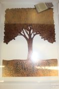 Esme Linton Tree Of Life Framed Canvas Wall Art Pi