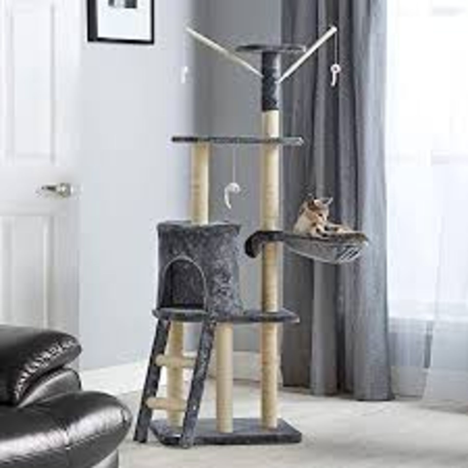 Boxed Milo & Misty Cat Tree RRP £60 (18352) (Pictu