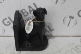 Boxed Ambient Haus Dog Pair of Bookends RRP £60 (1