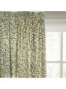 Bagged Willow Boughs Green 160cm x 182cm Curtains