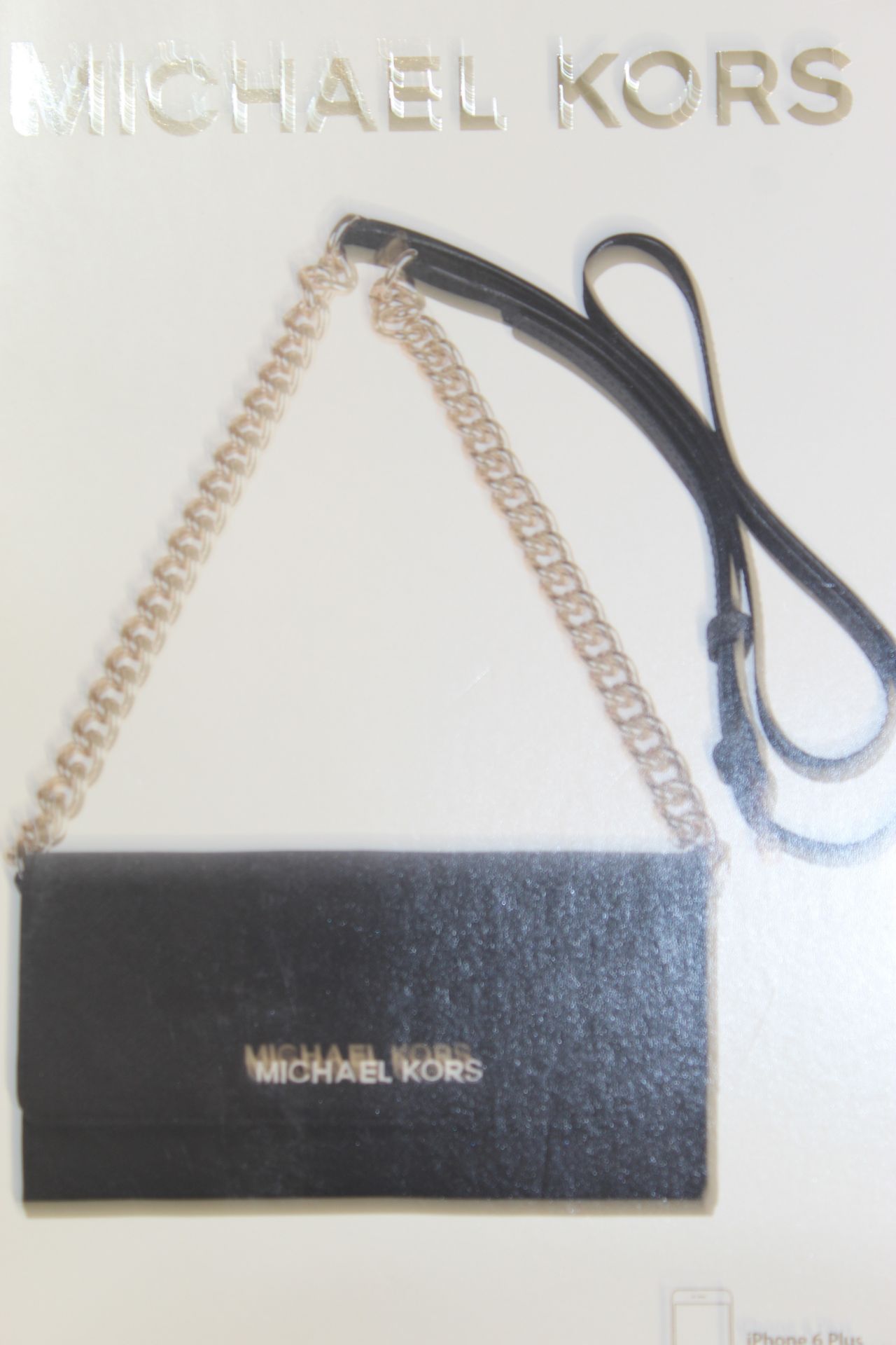 Boxed Brand New Michael Kors Black Saffiano Cross