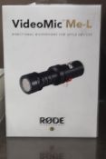 Boxed Rode Video Mic ME-L Directional Microphone F