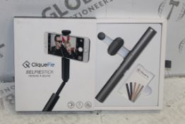 Box To Contain 6 Cliquefie Space Grey Selfie Sticks Combined RRP £240 (Pictures Are For Illustration