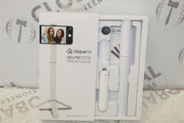 Lot To Contain 1 Box of 6 Cliquefie Selfie Sticks Combined RRP £360 (Pictures Are For Illustration