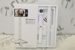 Lot To Contain 1 Box of 6 Cliquefie Selfie Sticks Combined RRP £360 (Pictures Are For Illustration