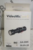 Boxed Rodl VideoMic Me-L Microphone RRP £80 (Pictures Are For Illustration Purposes Only) (