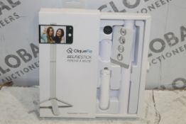 Lot To Contain 1 Box of 6 Cliquefie Selfie Sticks Combined RRP £360 (Pictures Are For Illustration