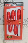 Lot To Contain 10 Boxed 5 Piece Insulated Screw Driver Sets Combined RRP £300 (Pictures Are For