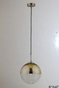 Boxed Enden Lighting Paloma Pendant Ceiling Light RRP £55 (16838) (Pictures Are For Illustration