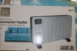 Boxed Easy Home Remote Control Panel Convector Heater RRP £70 (Untested Customer Returns)(Appraisals