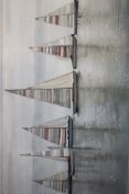 Sailing Away Canvas Wall Art Picture RRP £110 (627739) (Pictures Are For Illustration Purposes Only)