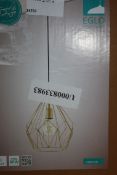 Boxed Eglo Trade And Vintage Carlton Geometric Pendant Shade RRP £50 (14532) (Pictures For