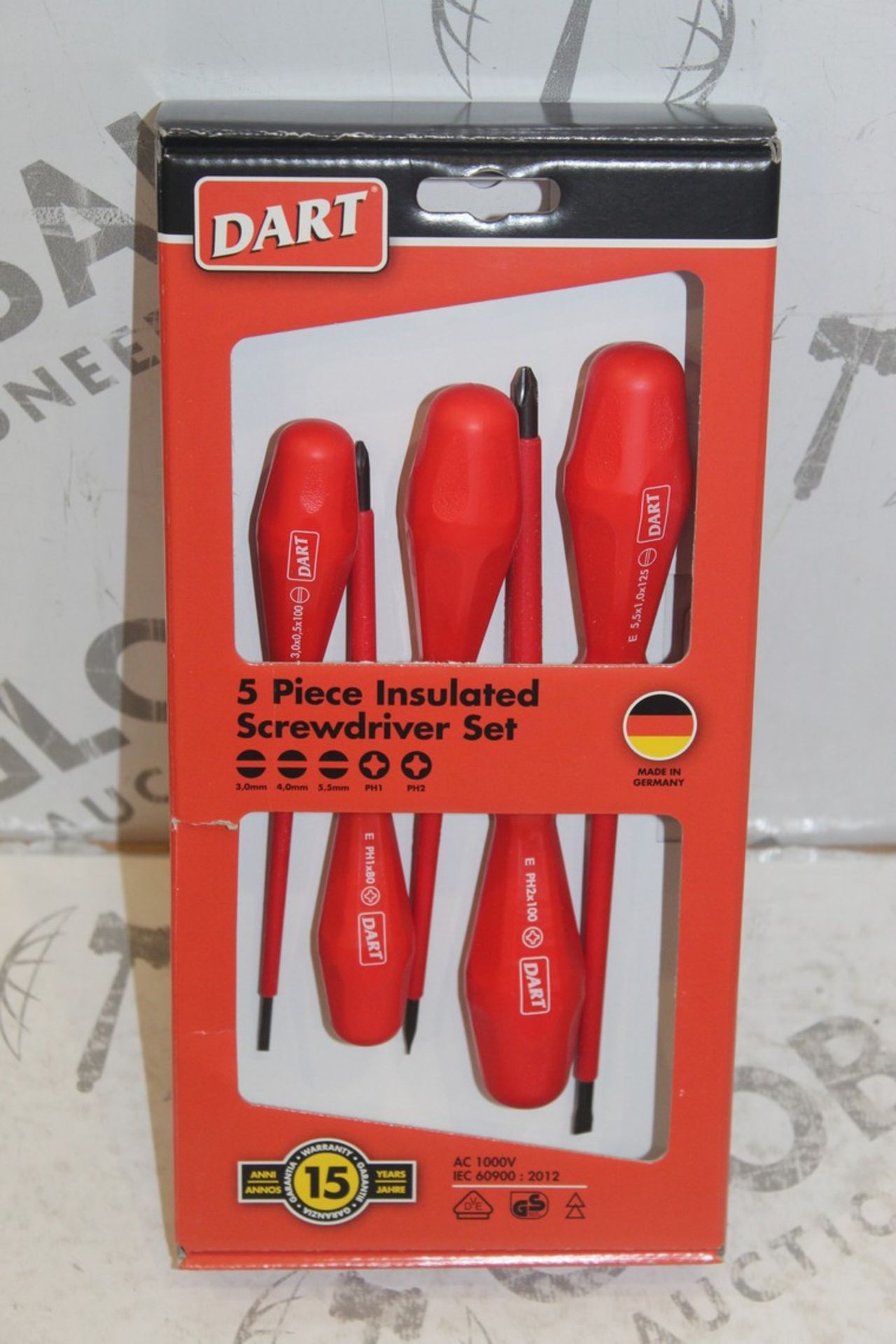 Lot To Contain 5 Brand New 5 Piece Insulated Screw Driver Sets Combined RRP £175 (Pictures Are For