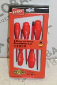 Lot To Contain 5 Brand New 5 Piece Insulated Screwdriver Sets Combined RRP £175 (Pictures Are For