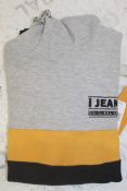 Lot to Contain 3 Assorted High Jeans Original Denim Grey, Yellow and Black Hoodies in Various