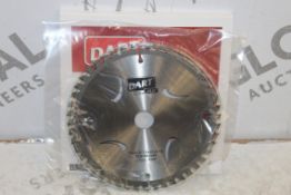 Lot To Contain 5 Brand New Silver Aluminium 160x2.6/1.6x20Z=48TCG Plus 5 Deg Cutting Saw Blades